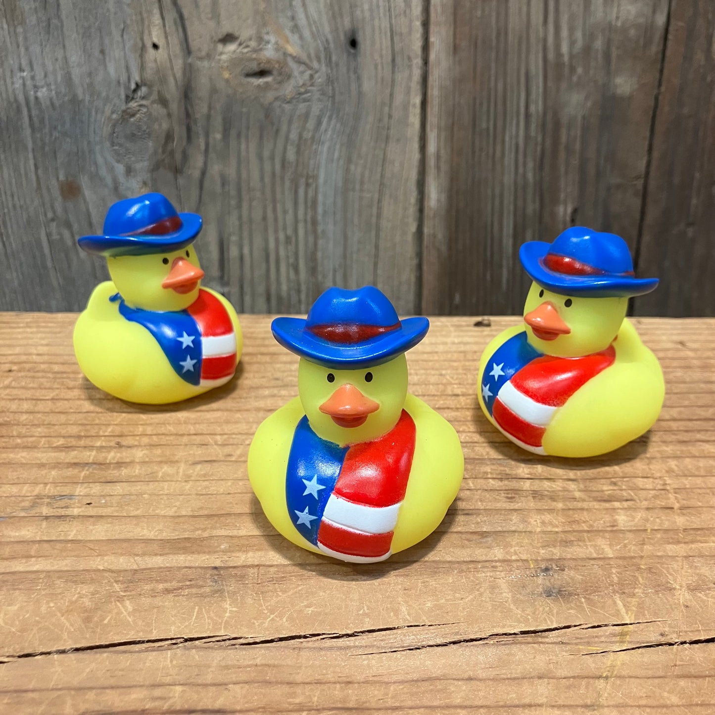 Patriotic Cowboy Rubber Ducks