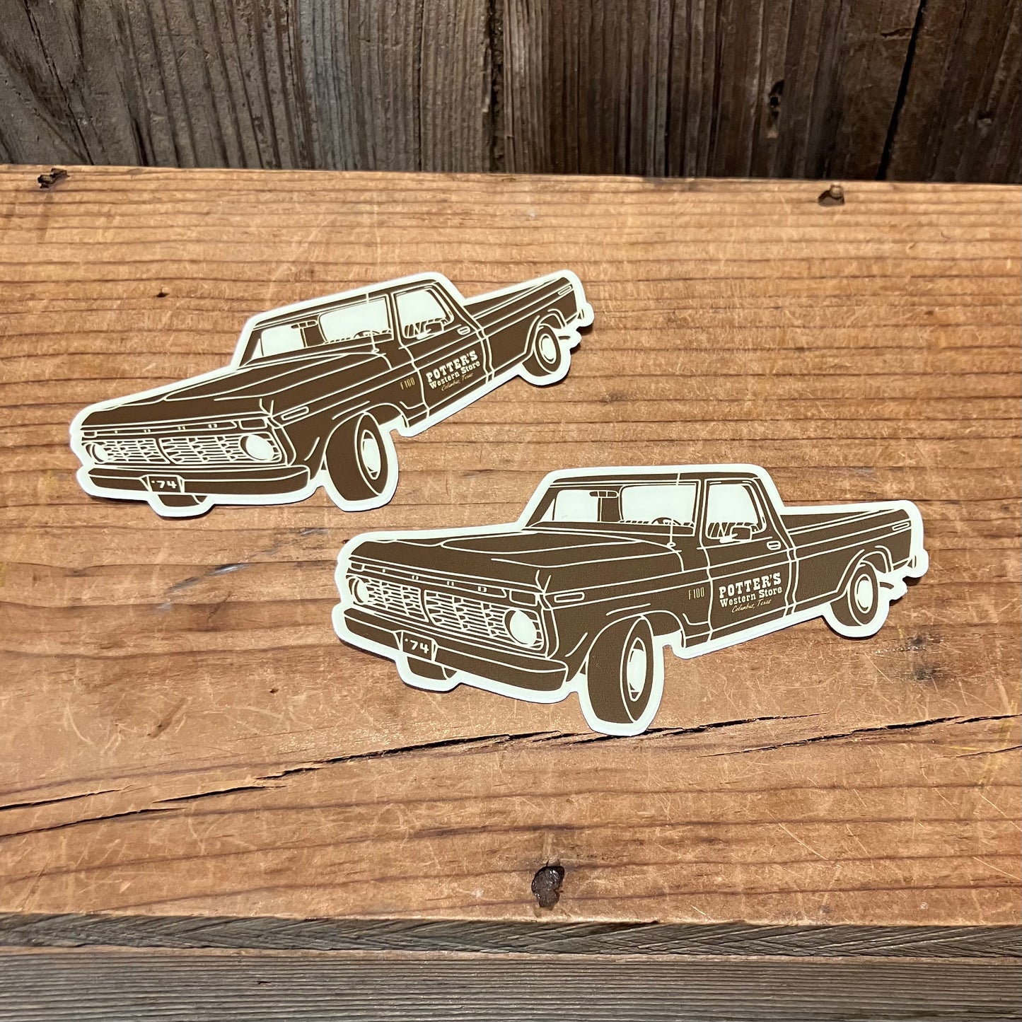 Potter's Truck Sticker