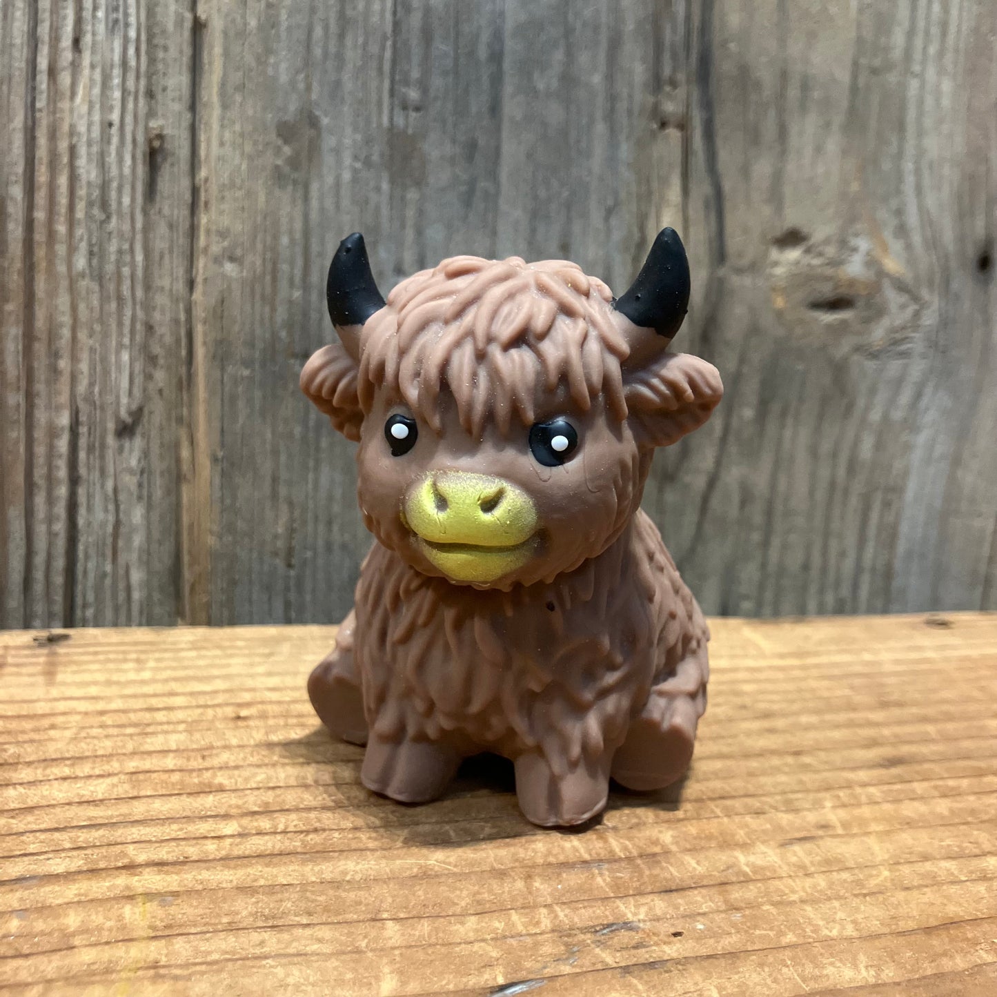 Sitting Highland Cow Squishy Toy
