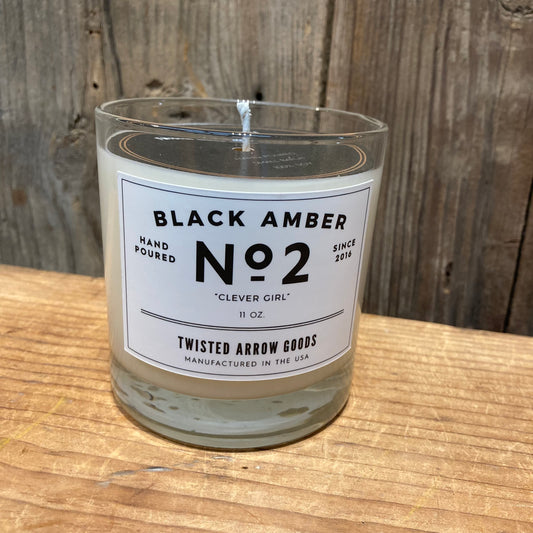 Black Amber Candle