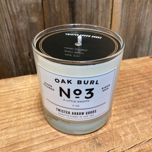 Oak Burl Candle